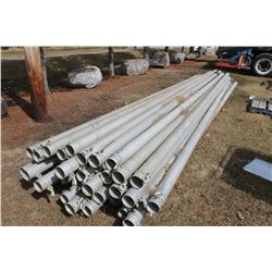 APPROX. 40 PIECES OF IRRIGATION PIPE & CONNECTORS