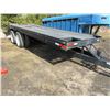 Image 1 : TANDEM AXLE PINTLE HITCH TRAILER C/W RAMPS
