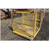 Image 1 : YELLOW STEEL FORKLIFT LIFT BOX