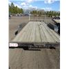 Image 4 : BLACK 20' FLAT DECK TRAILER