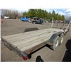 Image 5 : BLACK 20' FLAT DECK TRAILER