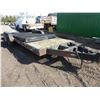 Image 1 : 2007 TRAILTECH 22' HYDRAULIC TILT FLAT DECK TRALER