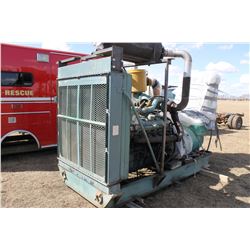 SKID MOUNTED V12 DETROIT DIESEL PREFIX GEN SET (RUNNING)