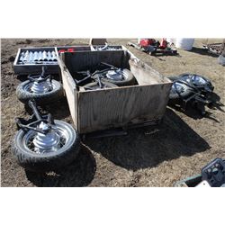 SET OF 7 COMPLETE REAR SUZUKI 800 SWING ARMS