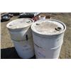 Image 1 : 2 - WHITE PLASTIC BARRELS