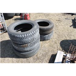 SET OF 5 CONTINENTAL WINTER TIRES (235/60R16) (ONE PRICE FOR ALL 5 TIRES)