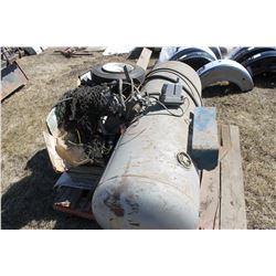 PROPANE TANK & CONVERSION, 8X4.8" WHEEL, SEEDLING TRAYS (4)