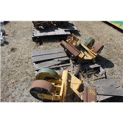 4 HEAVY DUTY ROLLERS