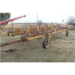 TONUTTI V12 12 WHEEL HAY RAKE
