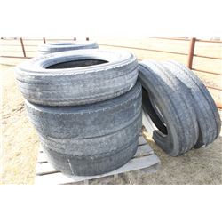 10 TRUCK TIRES (11R X 24.5'S)