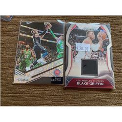 Blake Griffin jersey card and Prizm Disco Card