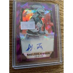 Shelton Gibson Prizm Purple ice auto