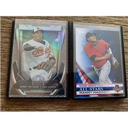 Manny Machado bowman platinum die cut minor league all star