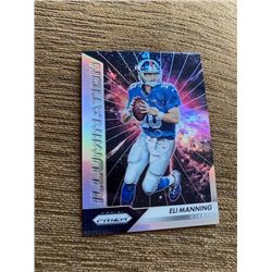 Eli Manning Prizm silver refractor Illumination