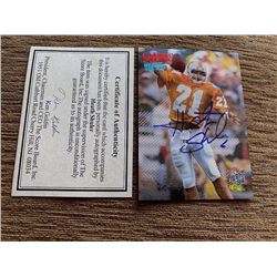 Heath Shuler Classic Draft Auto with COA