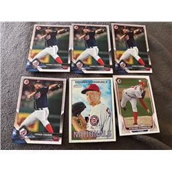 Stephen Strasburg 6 Card Lot