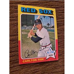 Carlton Fisk 1975 topps