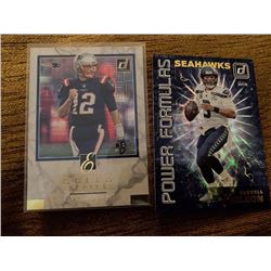 Tom Brady Russell Wilson Insert lot