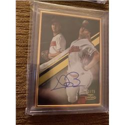 2019 Topps Gold Label Framed Black /75 Auto RC Trevor Bauer