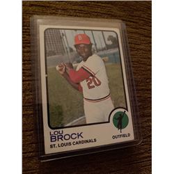 Lou Brock 1973 Topps