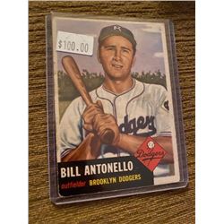 1953 Topps Set Break #272 Bill Antonello