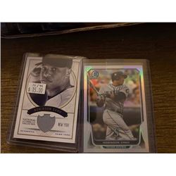 Robinson Cano National Treasures jersey card