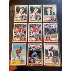 9 vintage Baseball Card lot