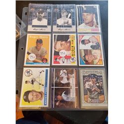 9 Card Yankees lot