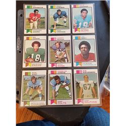 9 Vintgage Football card Lot