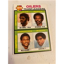 1978 Oilers Team Leaders