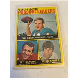 1971 Passing Leaders