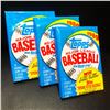 Image 2 : 3 Vintage Topps 1989 Unopened Baseball Card Packs