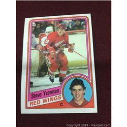 1984 Vintage Steve Yzerman Rookie Card