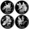 Image 3 : 1995 50-CENT CANADA ON THE WING STERLING SILVER 4-COIN SET