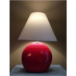 Red Cherry Lamp with Shade