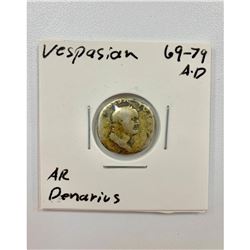 Vespasian 69-79 A.D - Silver Denarius