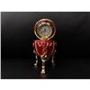 Image 2 : 1895 Rosebud Royal Russian Egg with Clock Surprise