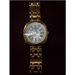 Large Elegant Ladies Gold Tone Juicy Couture Watch