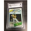Image 1 : 1980 Rickey Henderson Topps BCCG Graded 8 Rookie Card