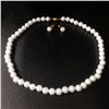 Image 2 : Elegant Matching Pearl Necklace And Earrings