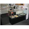 Image 1 : 2 Glass front Wood counter displays