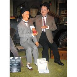 Fantastic LAUREL & HARDY Movieland Museum Wax Figure