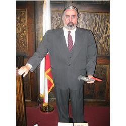 TV Star RAYMOND BURR Movieland Museum wax figure