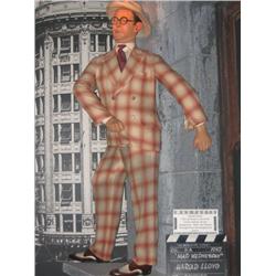 Rare HAROLD LLOYD Movieland Museum wax figure