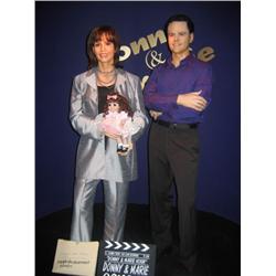 DONNY & MARIE OSMOND Movieland Museum Wax Figures & set