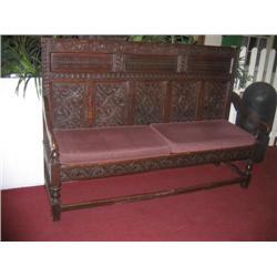 Wood bench