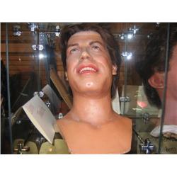 Wax head of JOHN WAYNE