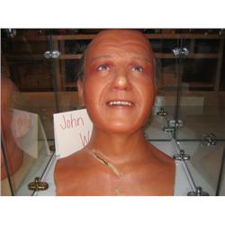 Wax head of JOHN WAYNE