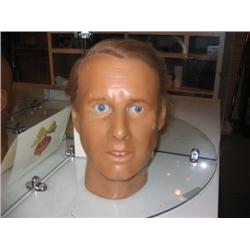 Wax head of ROBERT KENNEDY