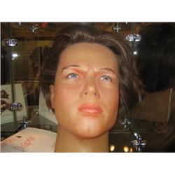 Wax head of LEONARDO DiCAPRIO